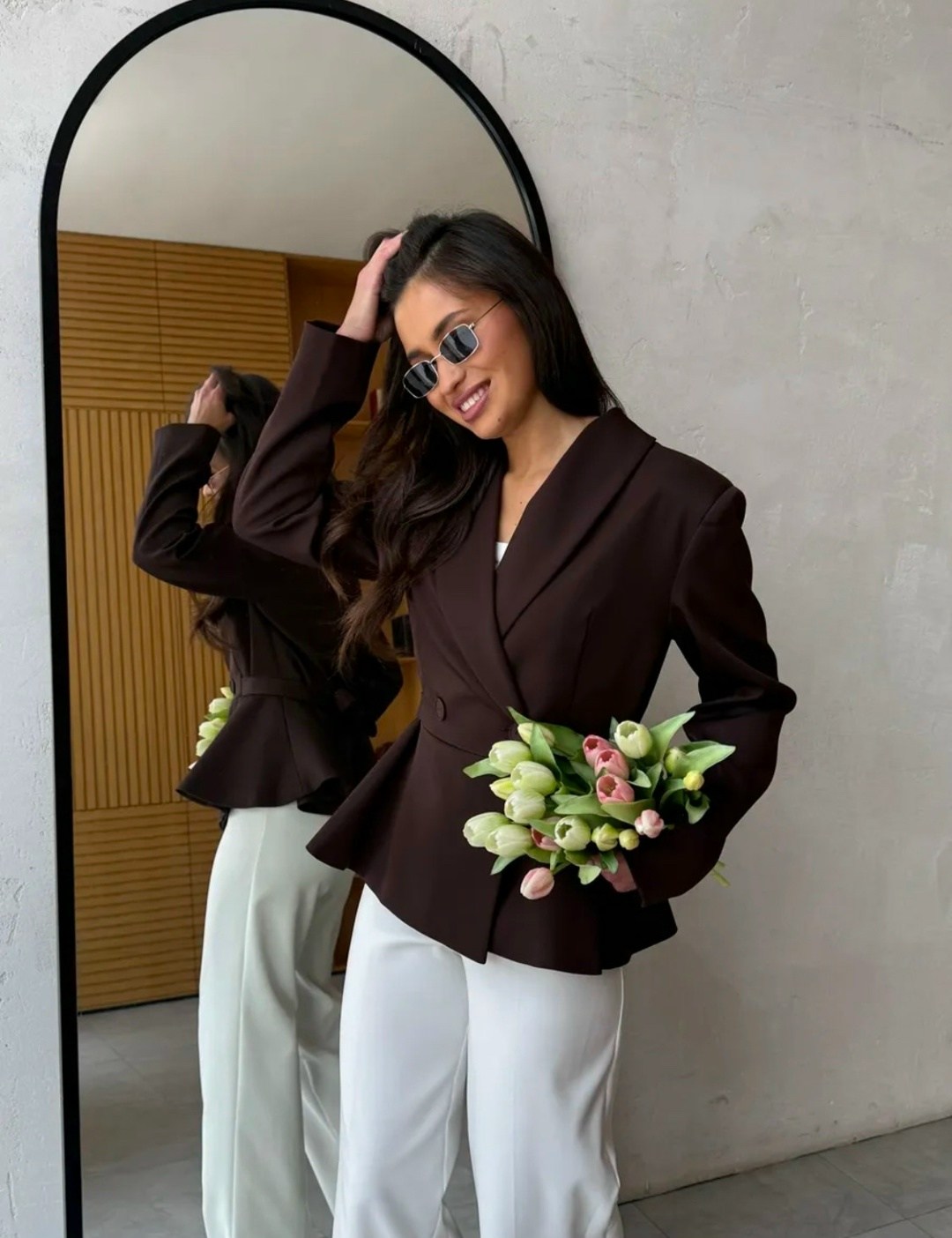 пиджак удлиненный, приталенный с баской miaty,приталенный жакет,пиджак женский,стильные наряды,пиджак