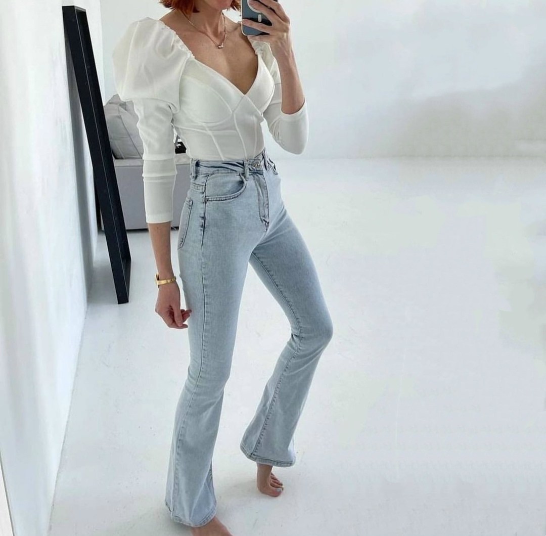 модные джинсы,женские джинсы клеш,женские джинсы,джинсы клеш с высокой талией,джинсы штаны