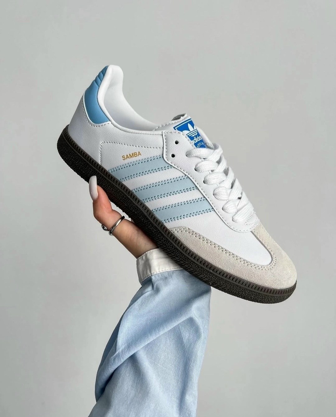 кроссовки adidas samba,кроссовки adidas samba og,adidas samba og,adidas samba og white halo blue,женские кроссовки adidas