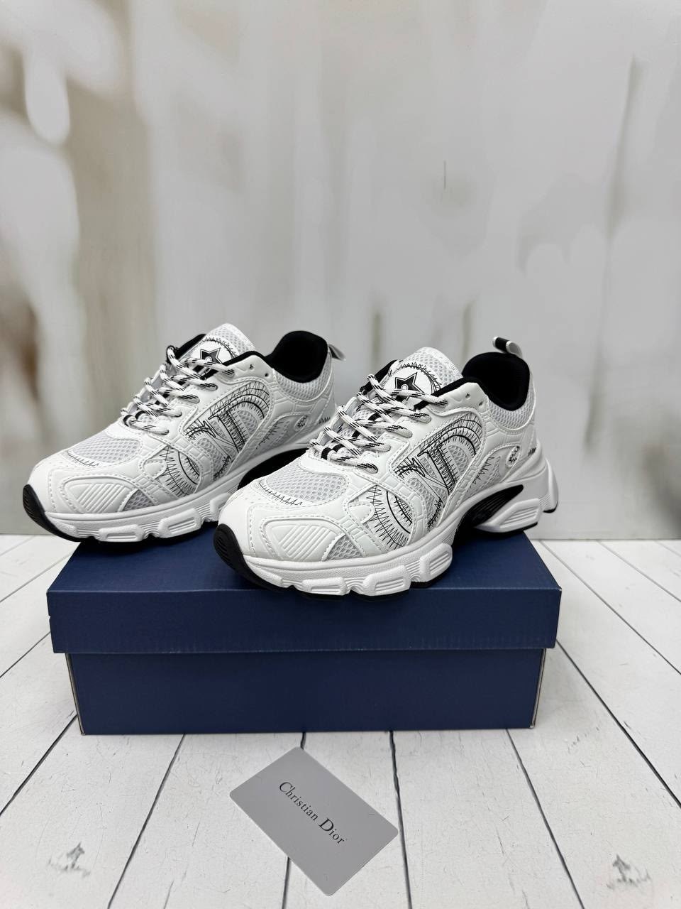женские кроссовки dior chrono premium white grey,кроссовки dior,диор кроссовки,женские кроссовки,кроссовки christian dior