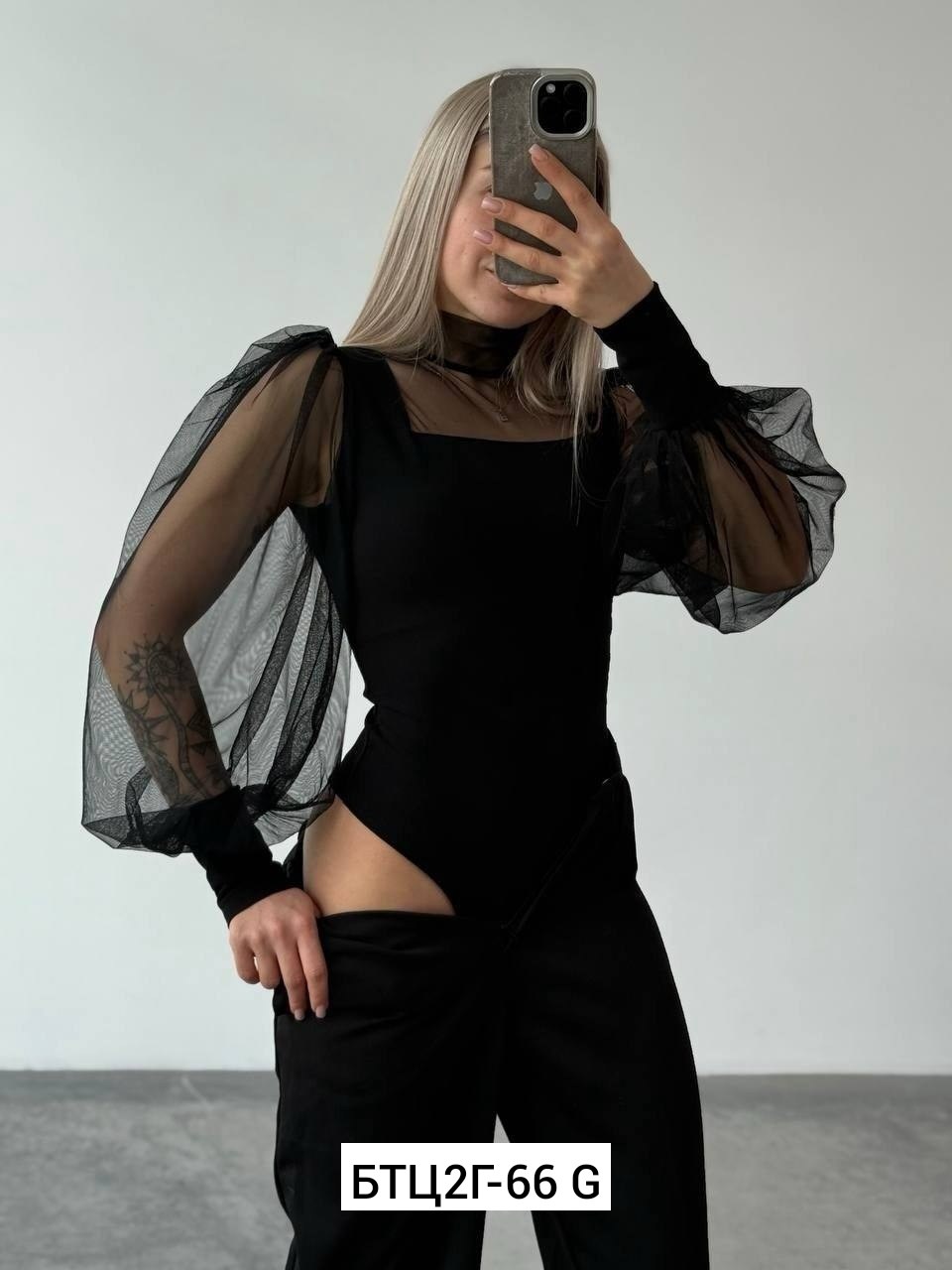 боди женское,боди с рукавами,блузка боди,блузка боди с длинным рукавом сетка sheilas цвет черный,нарядное боди
