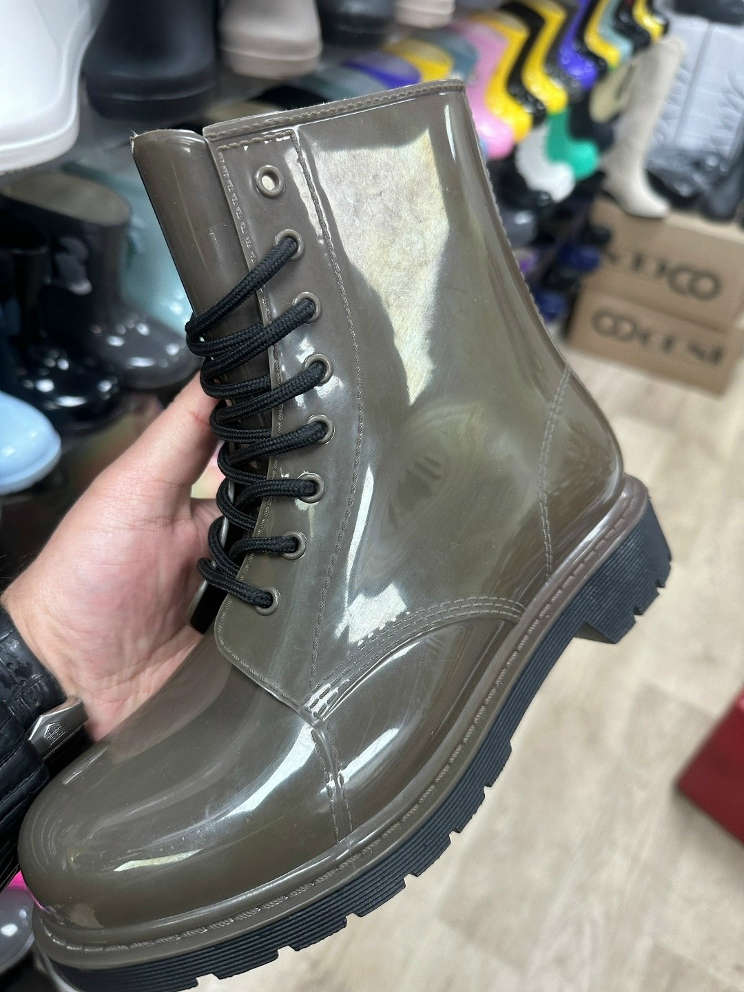 ,резиновые ботинки женские,резиновые ботинки,женские ботинки демисезон 8282-30 желтые, женская