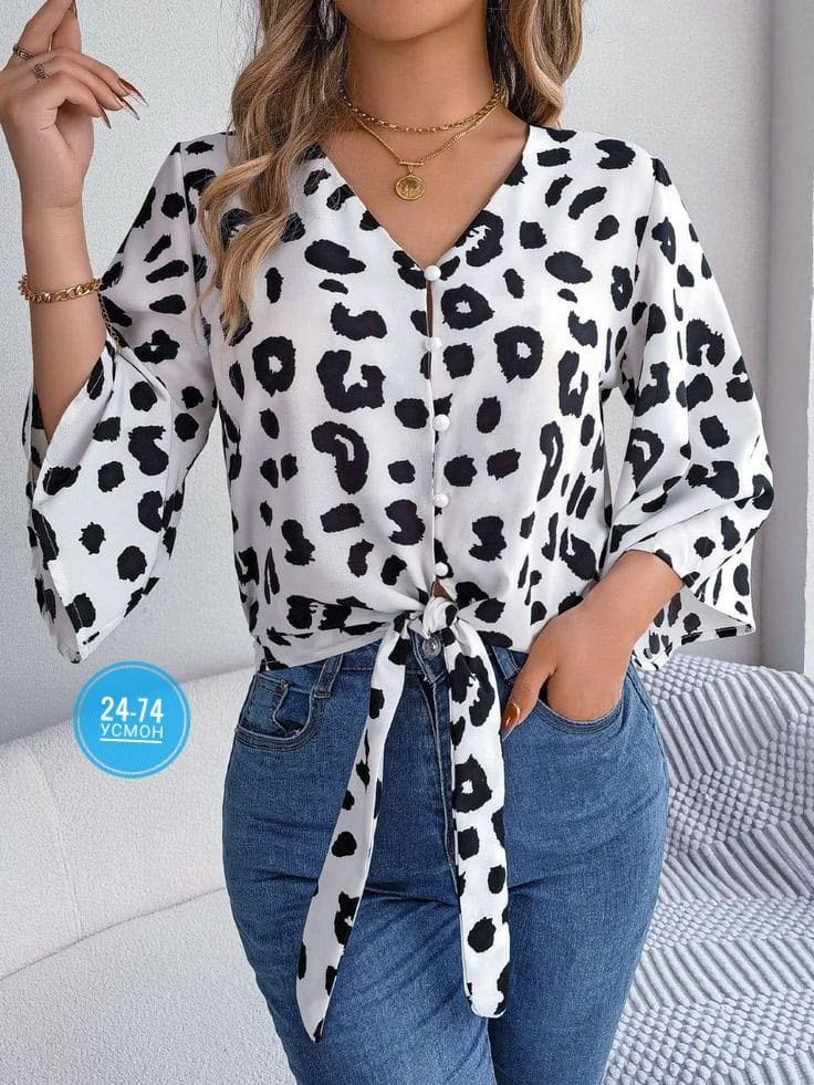 женская шифоновая рубашка с леопардовым принтом,блузка с леопардовым принтом,рубашка с леопардовым принтом,модная блузка,блузка женская