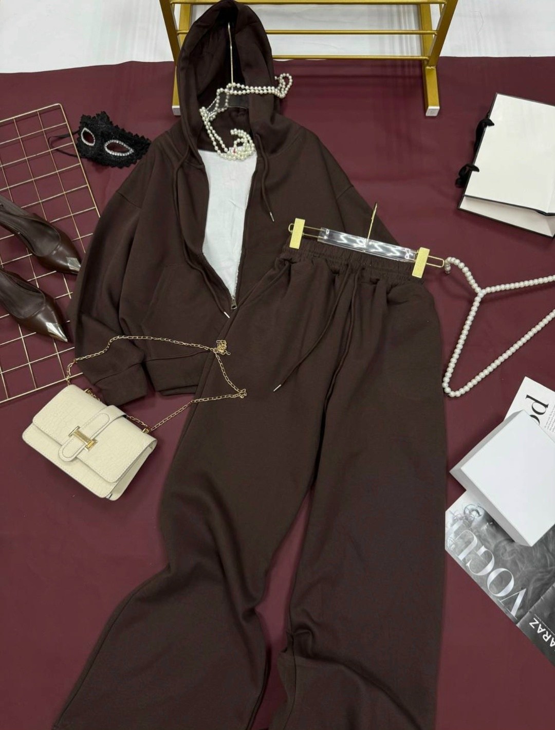 спортивный костюм оверсайз на молнии цвет серый меланж,спортивный костюм: брюки и толстовка на молнии,спортивный костюм оверсайз на молнии,костюм спортивный брючный с худи на молнии и капюшоном fashio