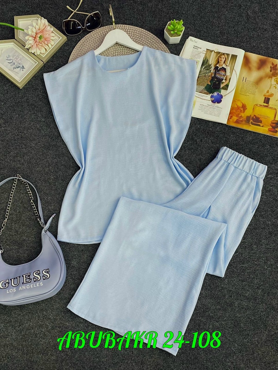 костюм с брюками,костюм летний льняной с брюками палаццо и топом modero,женский костюм с брюками,брючный летний костюм,костюм женский летний брючный