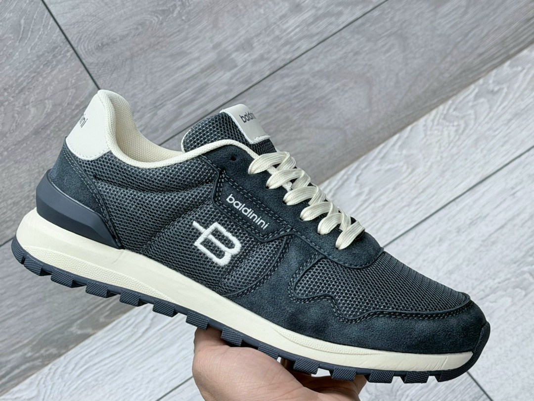 ,кроссовки baldinini,мужские кроссовки,кроссовки из темной и серо коричневой замши и ткани baldinini мультиколор,кроссовка мужской