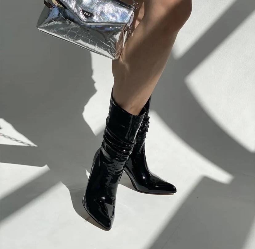 ботильоны лакированные,женские ботильоны,ботильоны лаковые,лакированные сапоги,сапоги каблуки