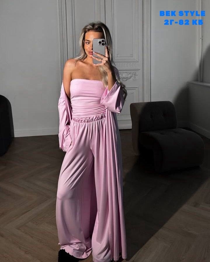 стильные костюмы,женские костюмы,комплект с топом,костюм с брюками,костюм с брюками палаццо