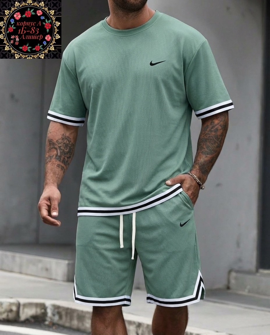 мужские комплекты,комплект одежды,костюм спортивный мужской с шортами и футболкой,летний спортивный костюм с футболкой и шортами,спортивные костюм