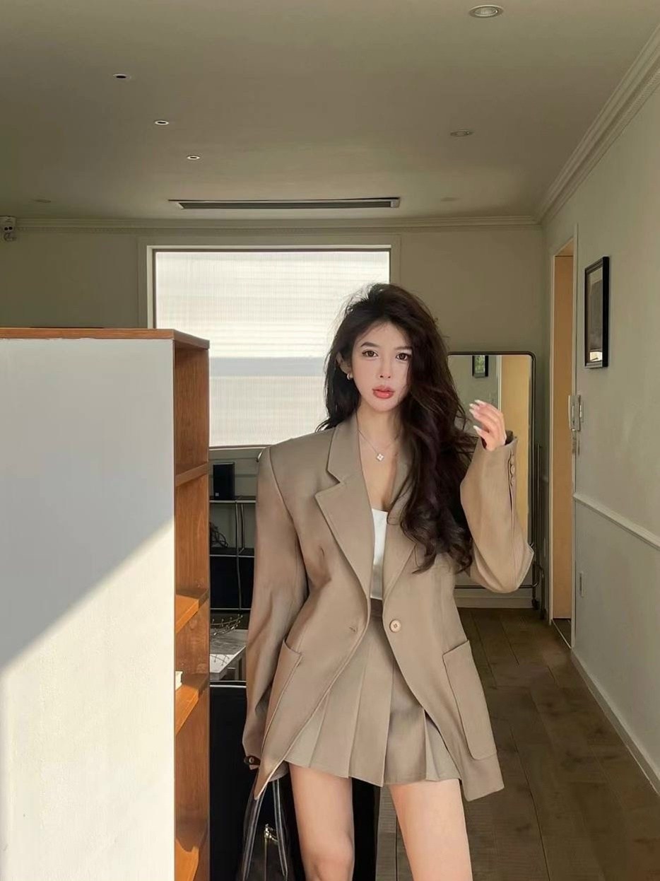 модные костюмы,костюм с юбкой женский,костюм с юбкой,корейская мода