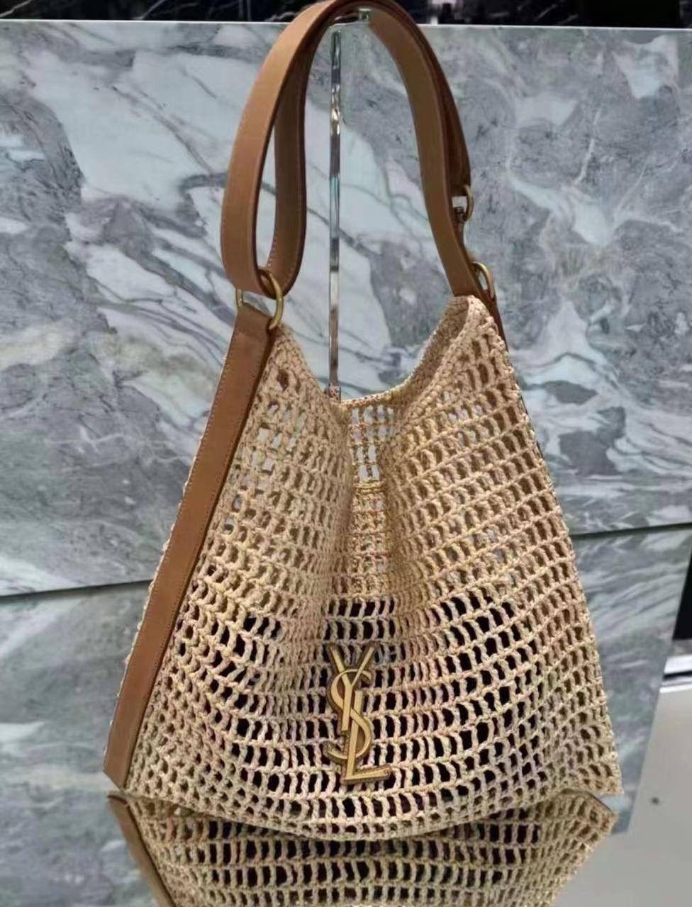 плетеная сумка,соломенная плетеная сумка,женская бежевая пляжная сумка saint laurent raffia,плетеная сумка авоська,сумка пляжная плетеная