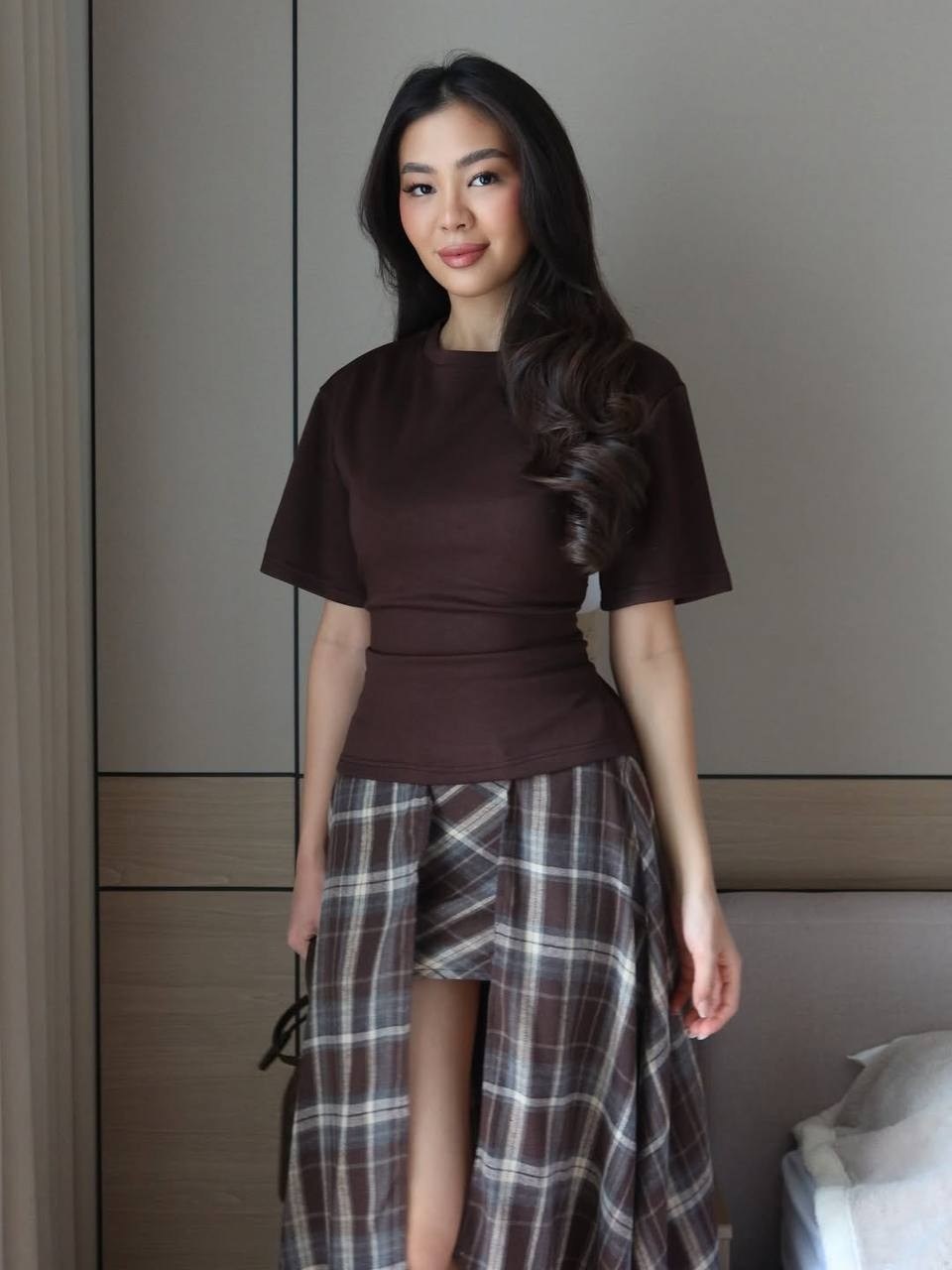 юбка мода,юбка,юбка стильная,юбка в клетку ассиметричная,юбка в клетку