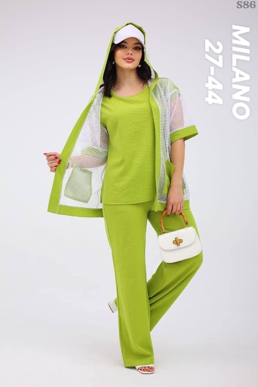 стильные костюмы,трикотажные костюмы,женские костюмы,яркая футболка-сетка в стиле 90-х,костюм женский тройка