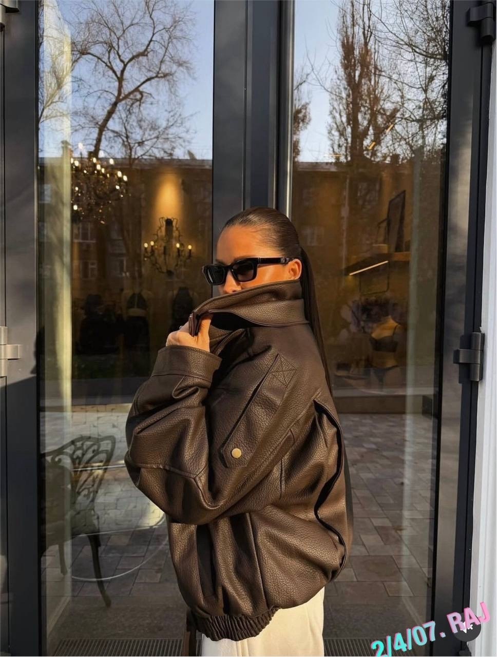 кожаный бомбер демисезонный куртка оверсайз осенний,куртка кожаная,куртка модная,куртка бомбер кожаная укороченная демисезонная оверсайз,кожаный бомбер демисезонный куртка оверсайз осенний molmol