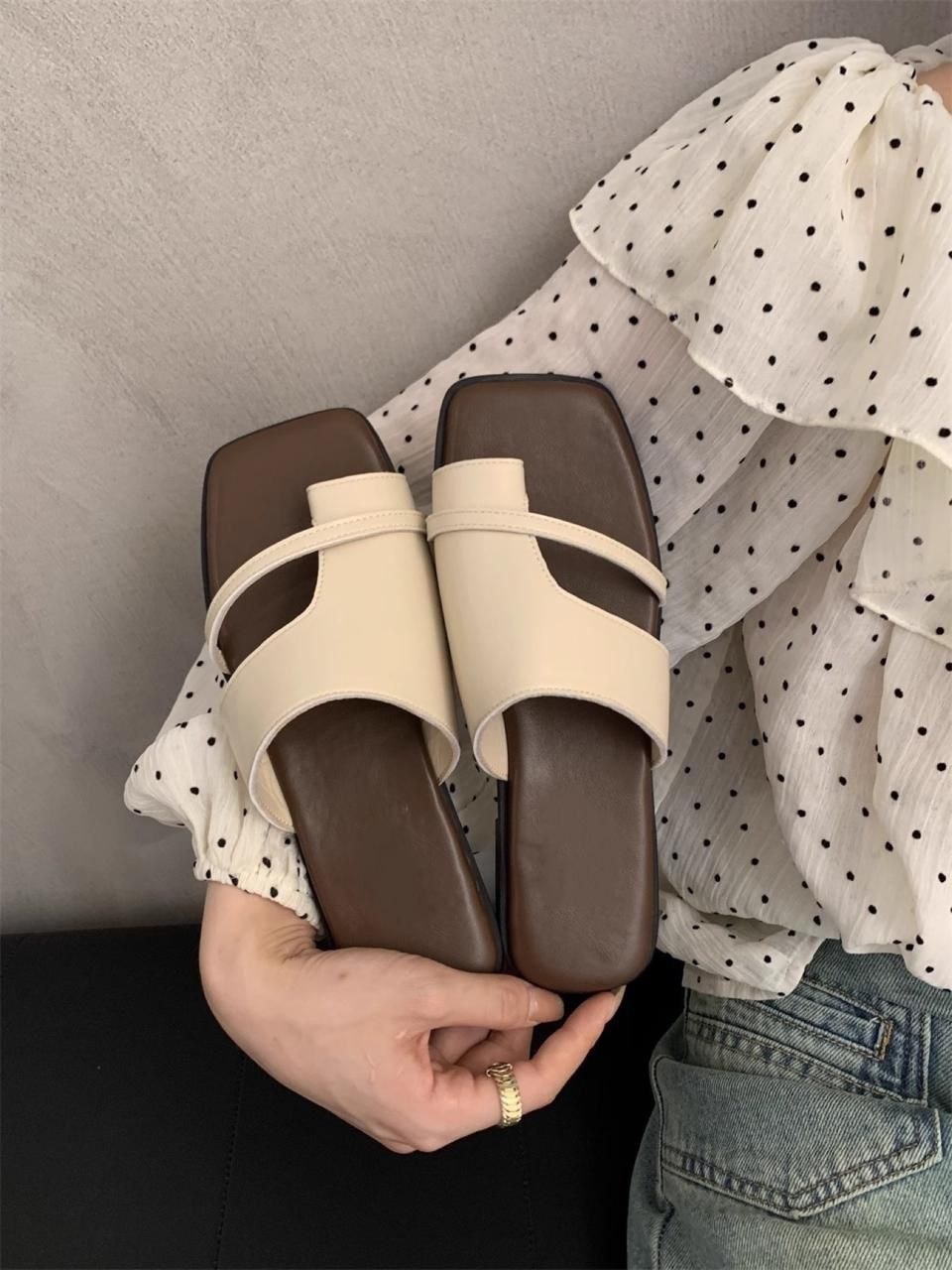 шлепанцы женские,,шлепанцы женские летние,модные шлепанцы,сандалии на плоской подошве