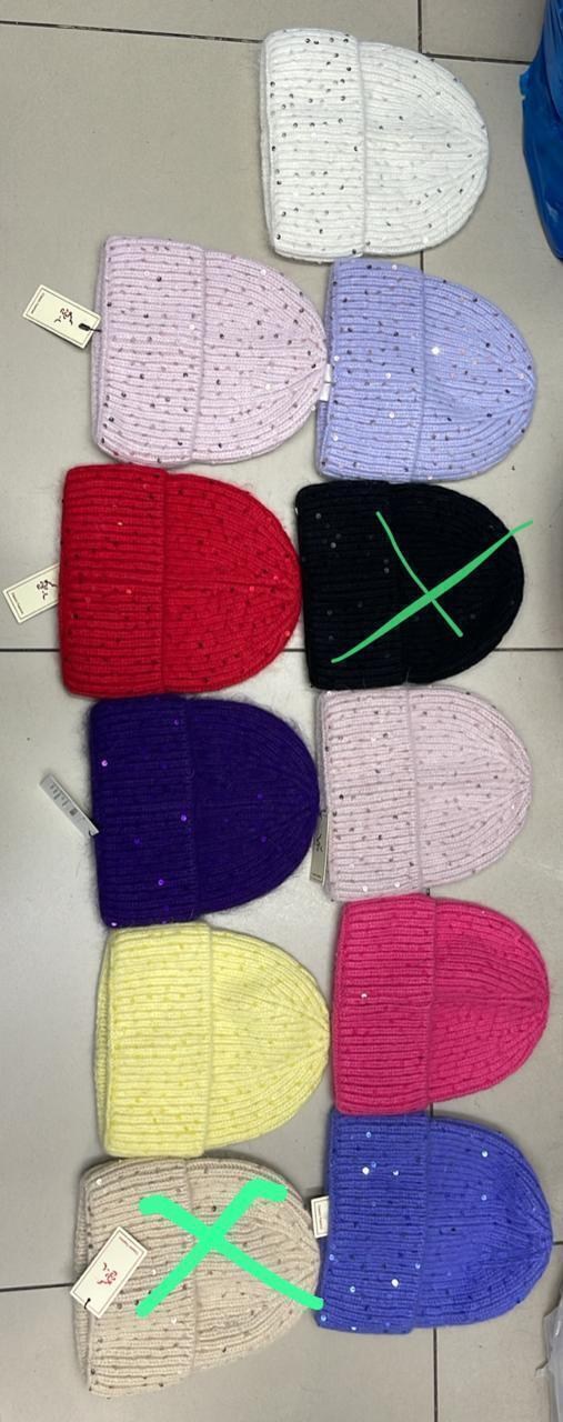 шапка из ангора с люрексом,женская шапка,шапка-бини,женская вязаная шапка,шапка для женщин