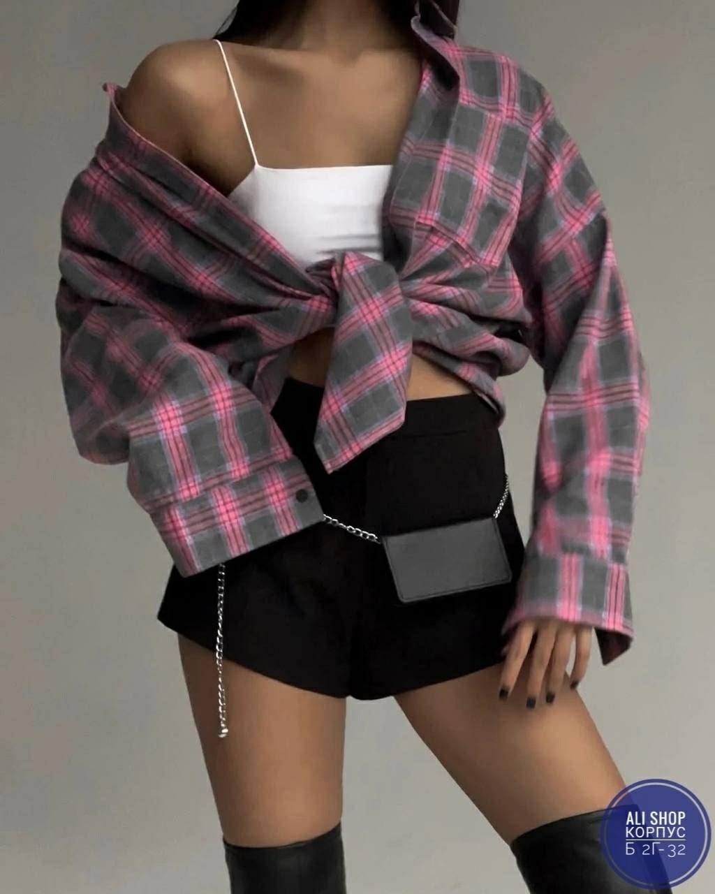 рубашка в клетку,рубашка в яркую клетку,женская клетчатая рубашка,рубашка в клетку женская,новая модная свободная женская клетчатая рубашка