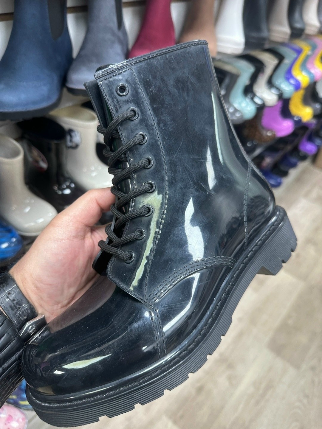 ,резиновые ботинки женские,резиновые ботинки,женские ботинки демисезон 8282-30 желтые, женская