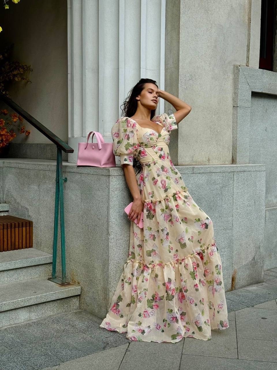 платье с цветочками,платья,летние платье,стильное платье,платье на выпускной