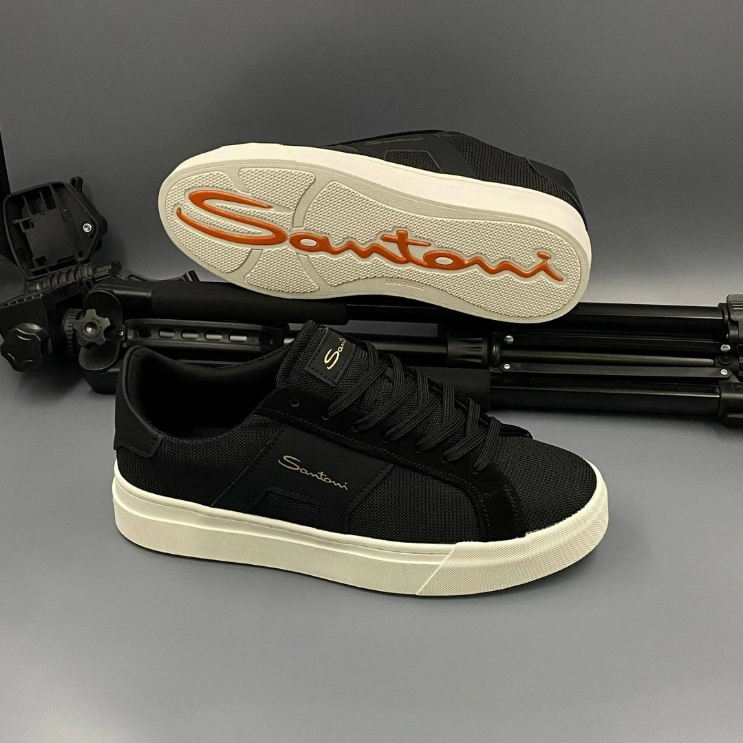мужские кеды santoni,мужские кеды,,кеды santoni,мужские чёрные кеды santoni