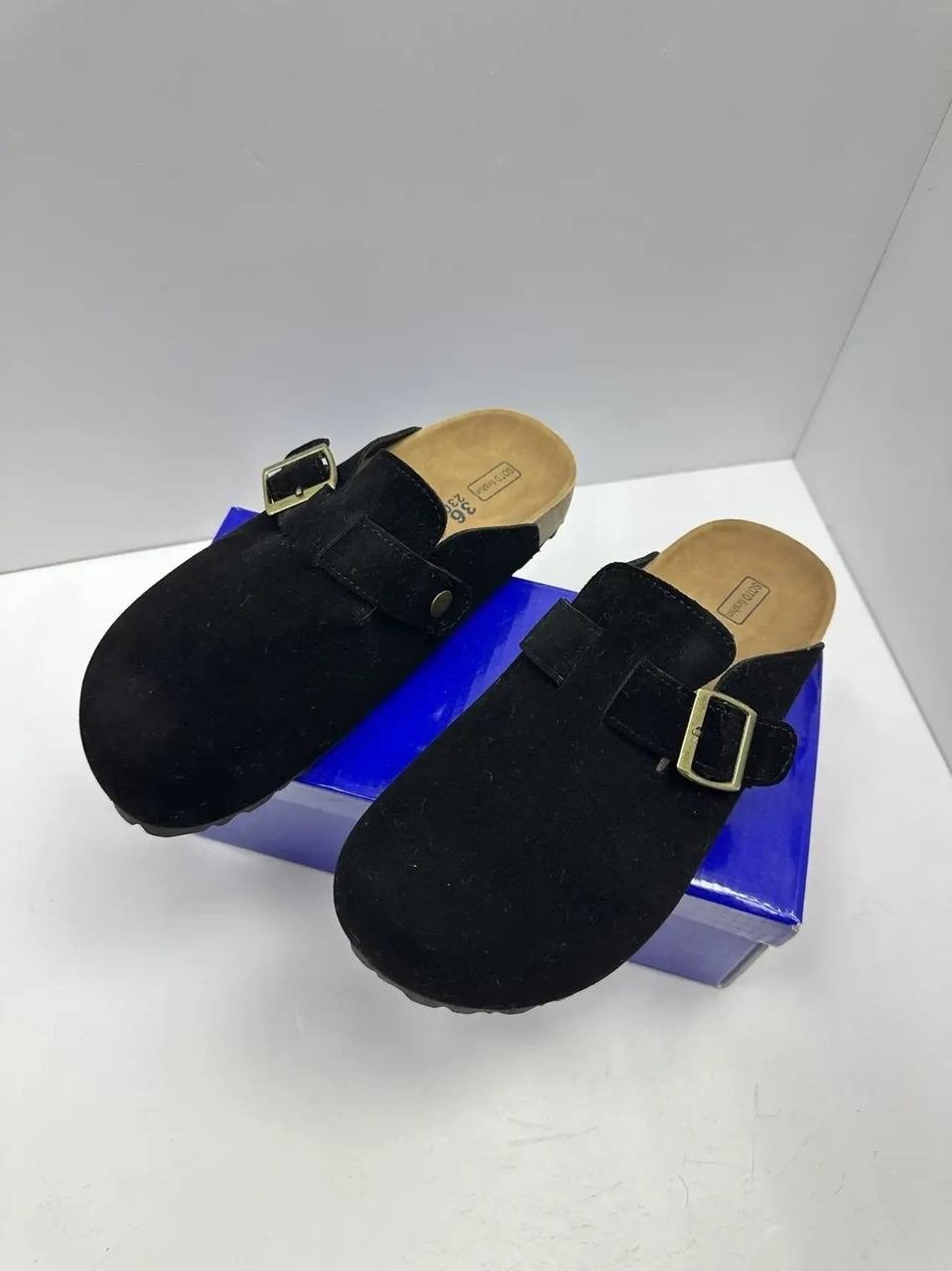 сабо birkenstock,,мужские и женские модные сандалии из замши на пробковой подошве,замшевые сабо,биркенштоки мужские