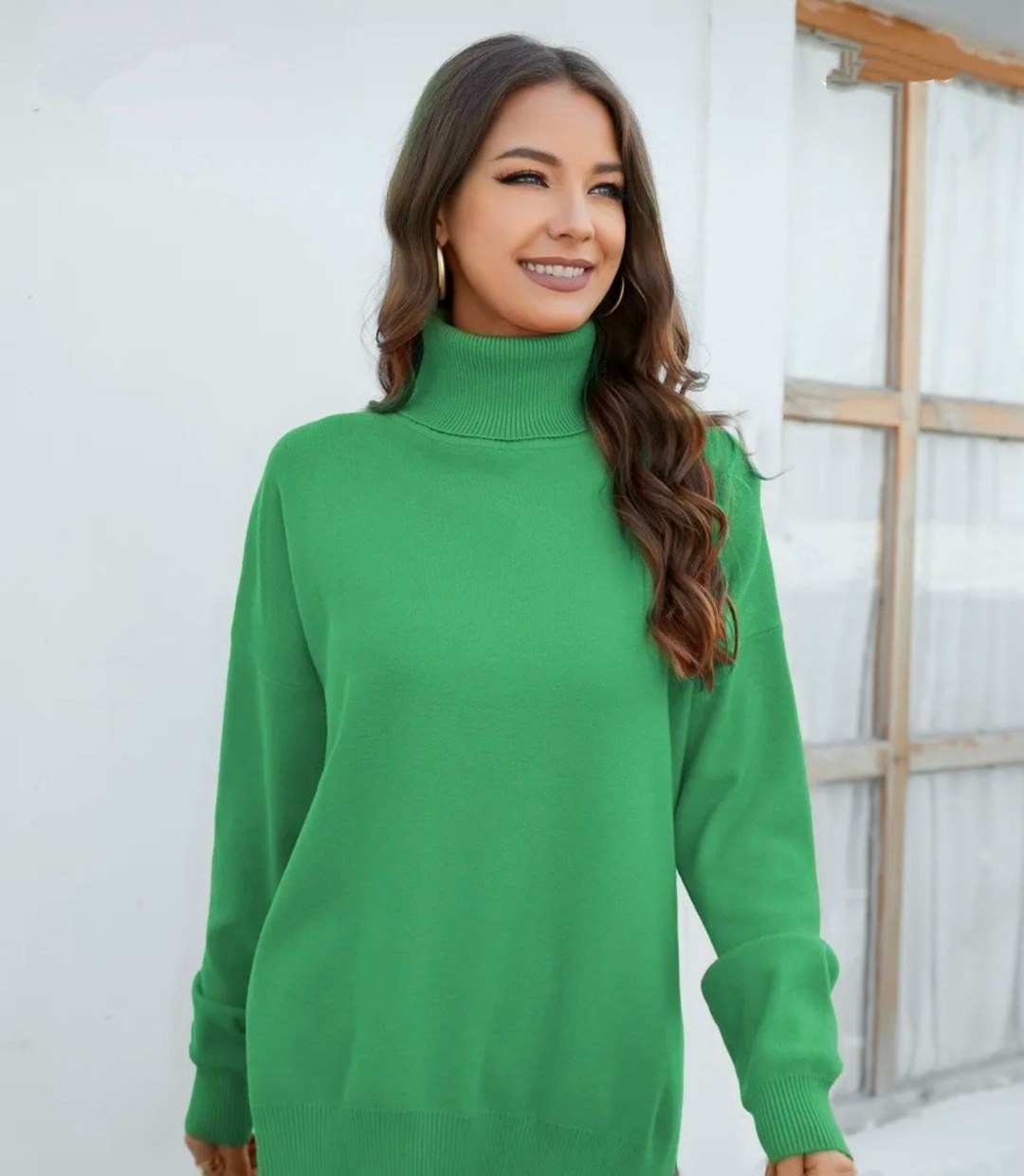 свитер свободного кроя,свитера женские,трикотажный свитер с высоким воротником,модный женский свитер,свитер женский оверсайз