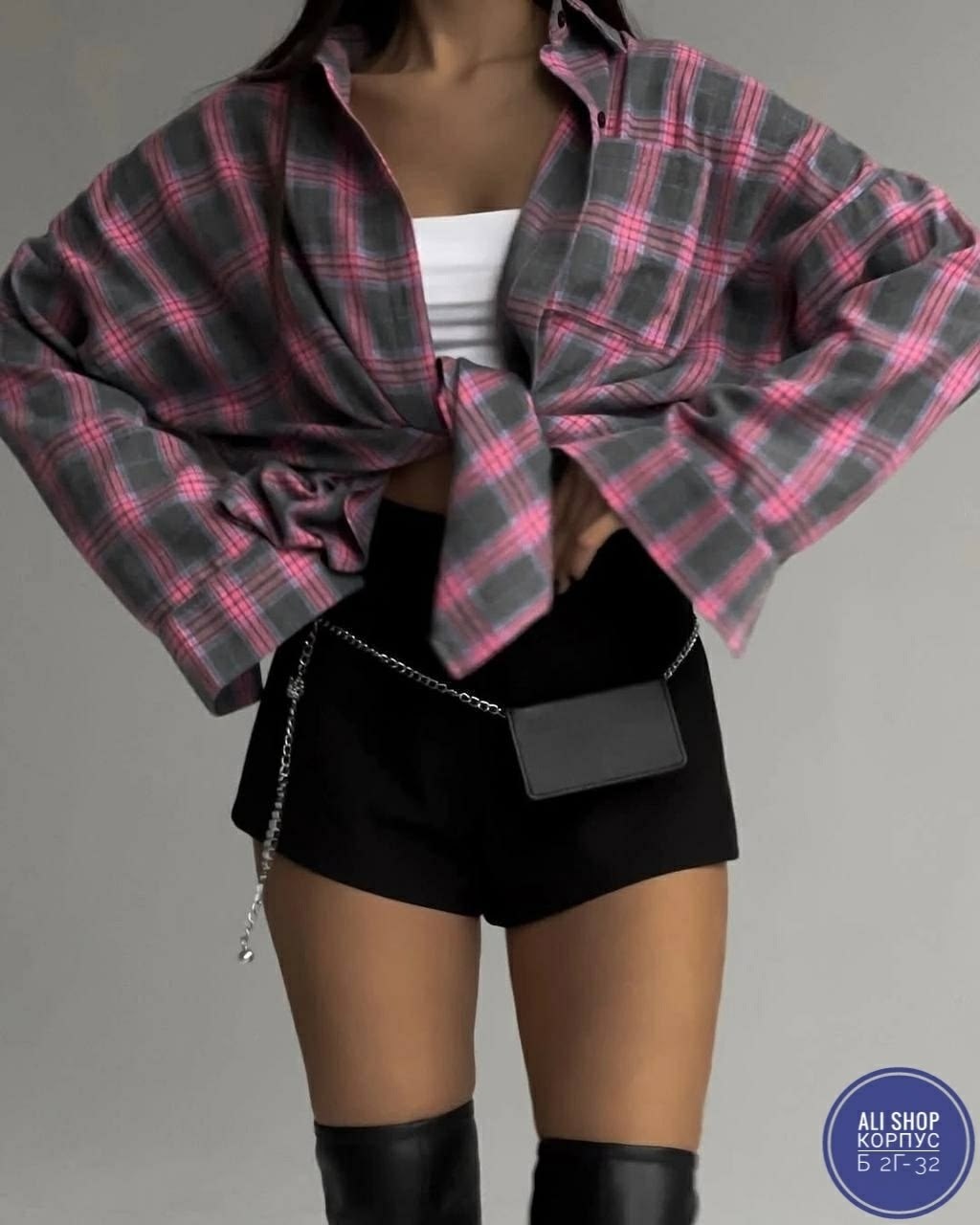 рубашка в клетку,рубашка в яркую клетку,женская клетчатая рубашка,рубашка в клетку женская,новая модная свободная женская клетчатая рубашка