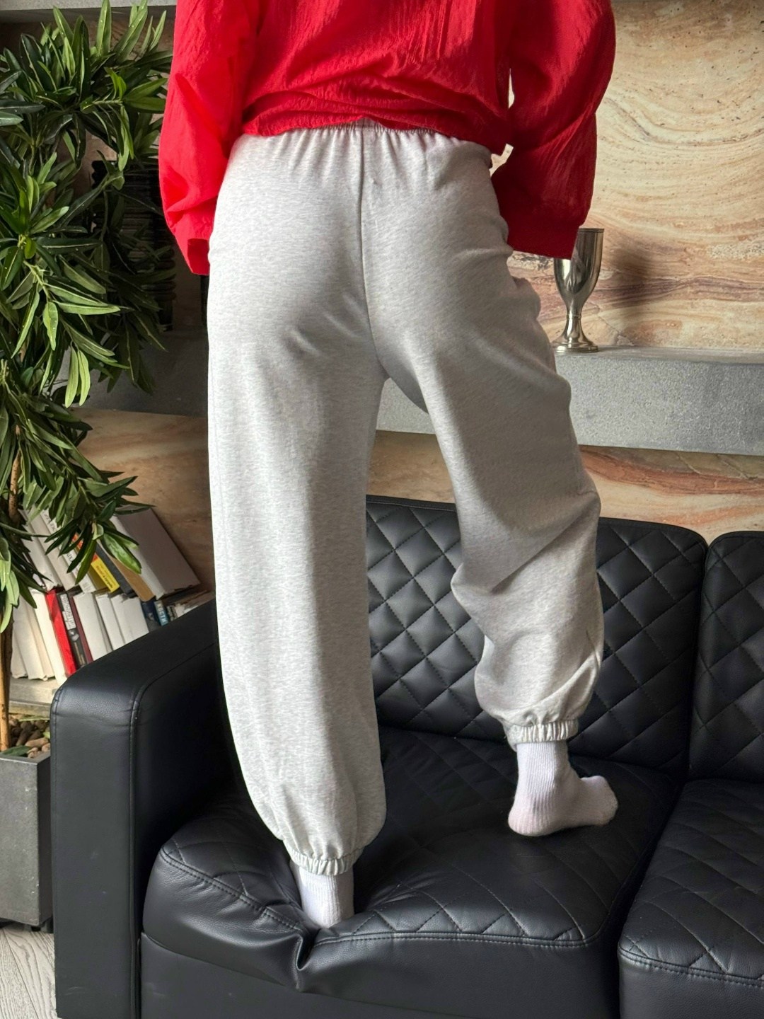 штаны спортивные джоггеры с начесом y2k,штаны спортивные джоггеры с начесом y2k wassup цвет серый меланж,штаны спортивные серые,спортивные брюки,спортивные брюки оверсайз