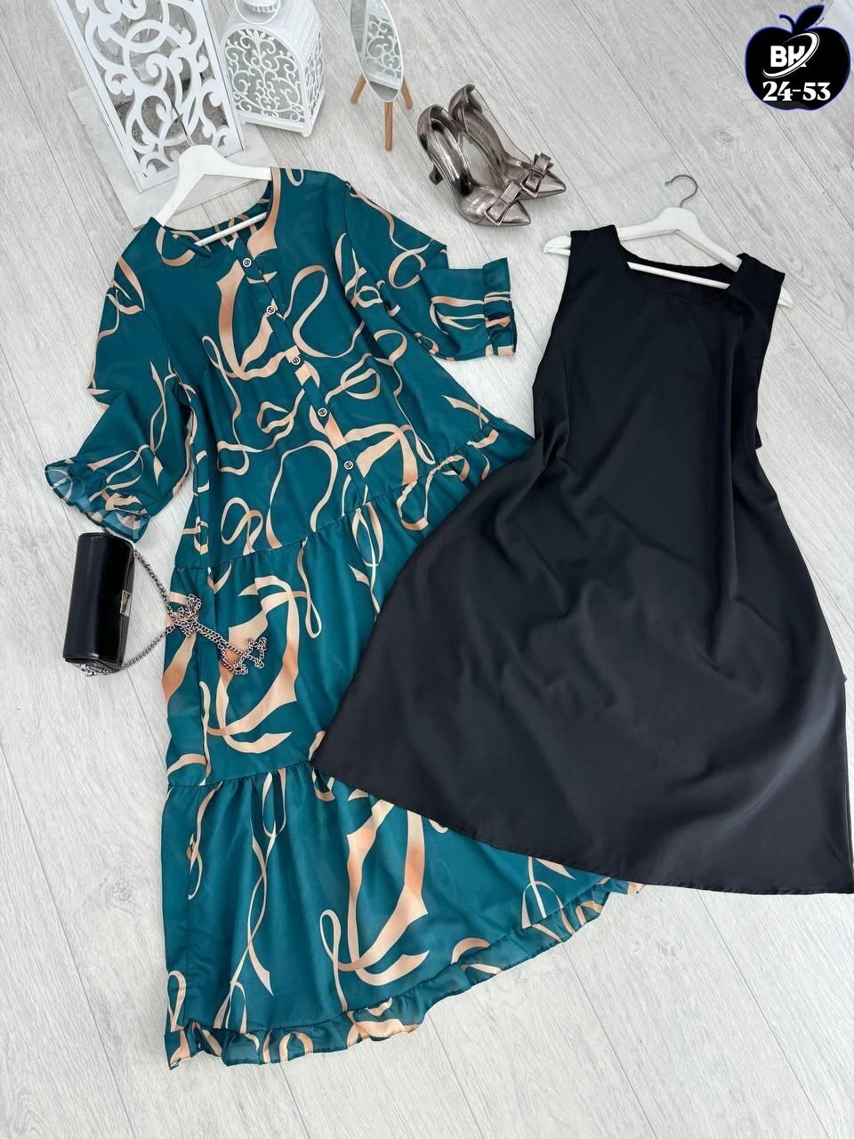 платье женское шифон,платье повседневное больших размеров a.andre,женское платье больших размеров,женское платье ткань шифон,платье синее