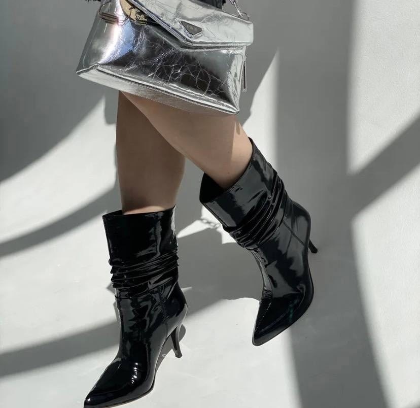 ботильоны лакированные,женские ботильоны,ботильоны лаковые,лакированные сапоги,сапоги каблуки