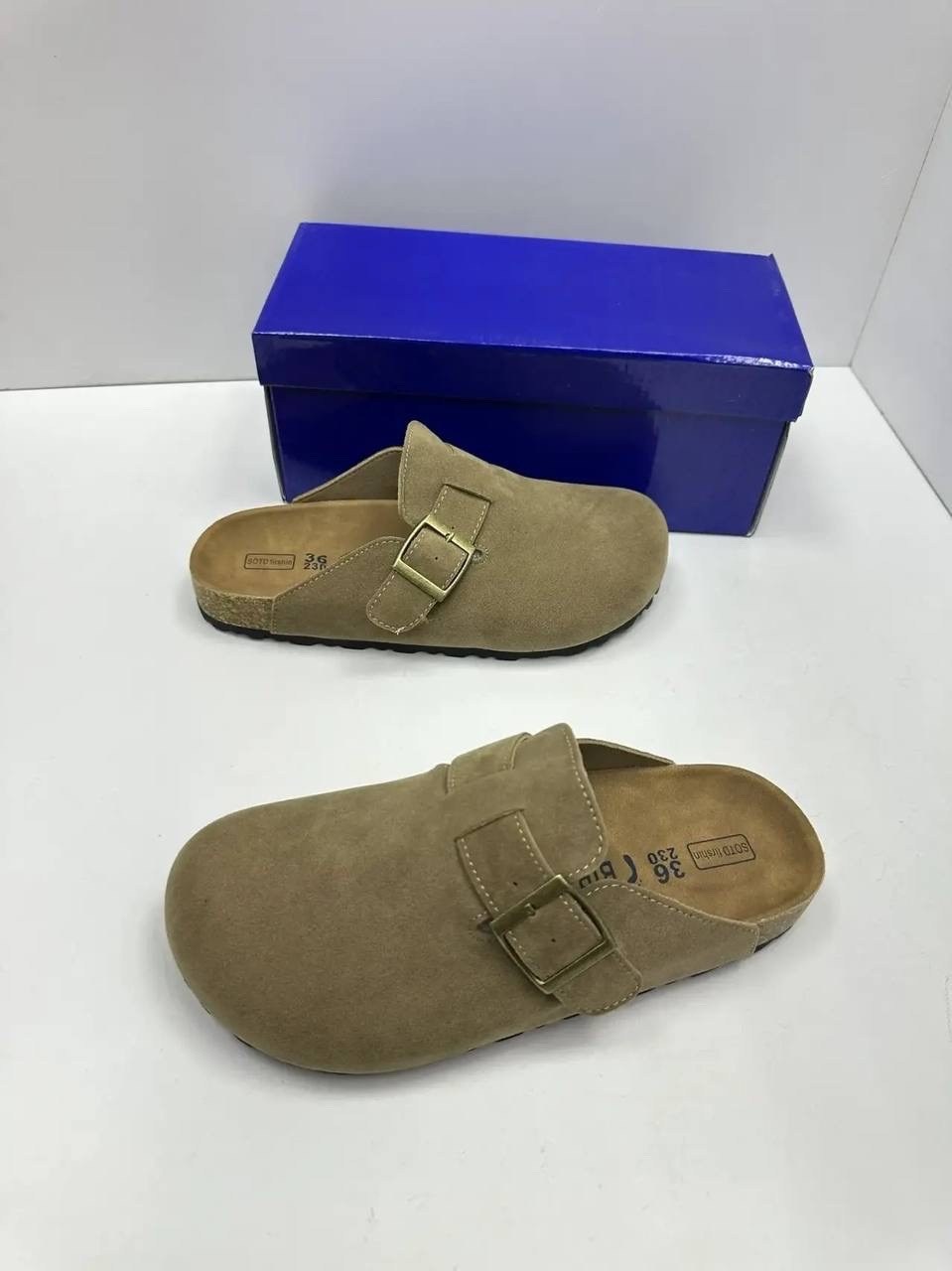 сабо birkenstock,,мужские и женские модные сандалии из замши на пробковой подошве,замшевые сабо,биркенштоки мужские