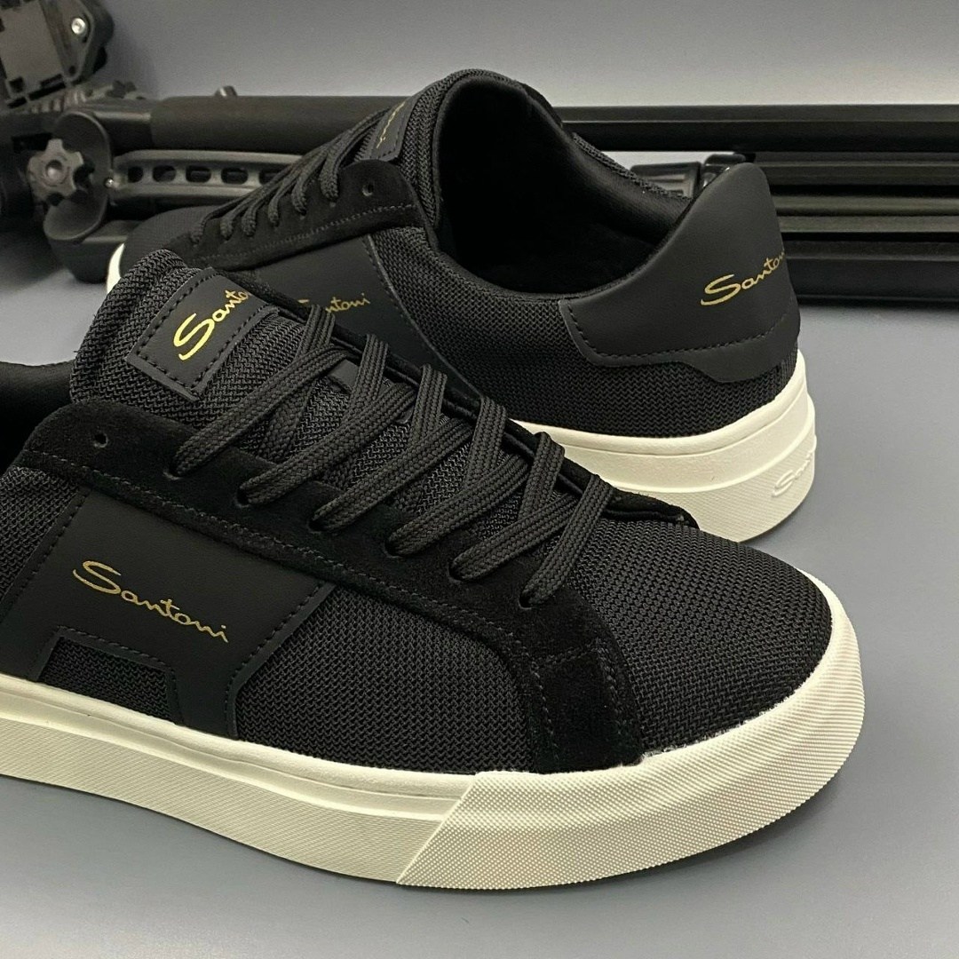 мужские кеды santoni,мужские кеды,,кеды santoni,мужские чёрные кеды santoni