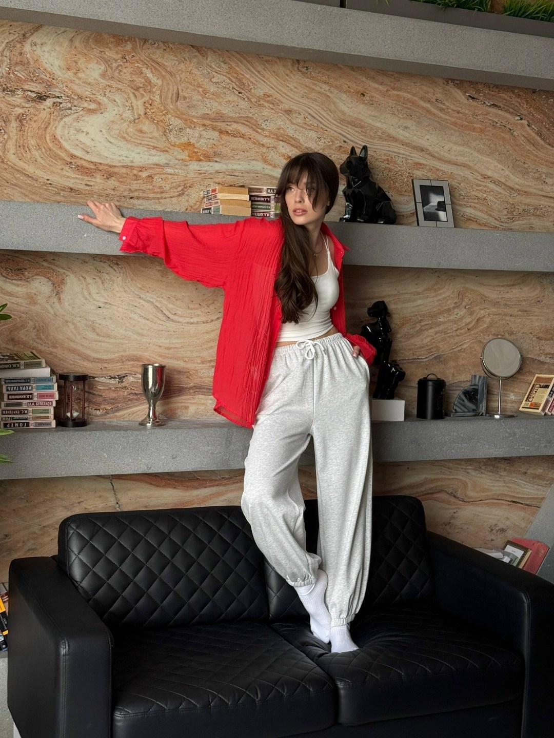 штаны спортивные джоггеры с начесом y2k,штаны спортивные джоггеры с начесом y2k wassup цвет серый меланж,штаны спортивные серые,спортивные брюки,спортивные брюки оверсайз