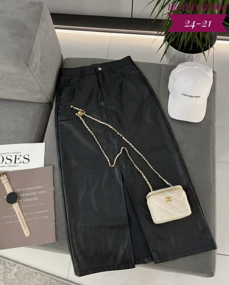 юбка из эко кожи,юбка эко кожа,юбка экокожа с разрезом,юбка эко кожа арт.4287652,модные юбки 2026