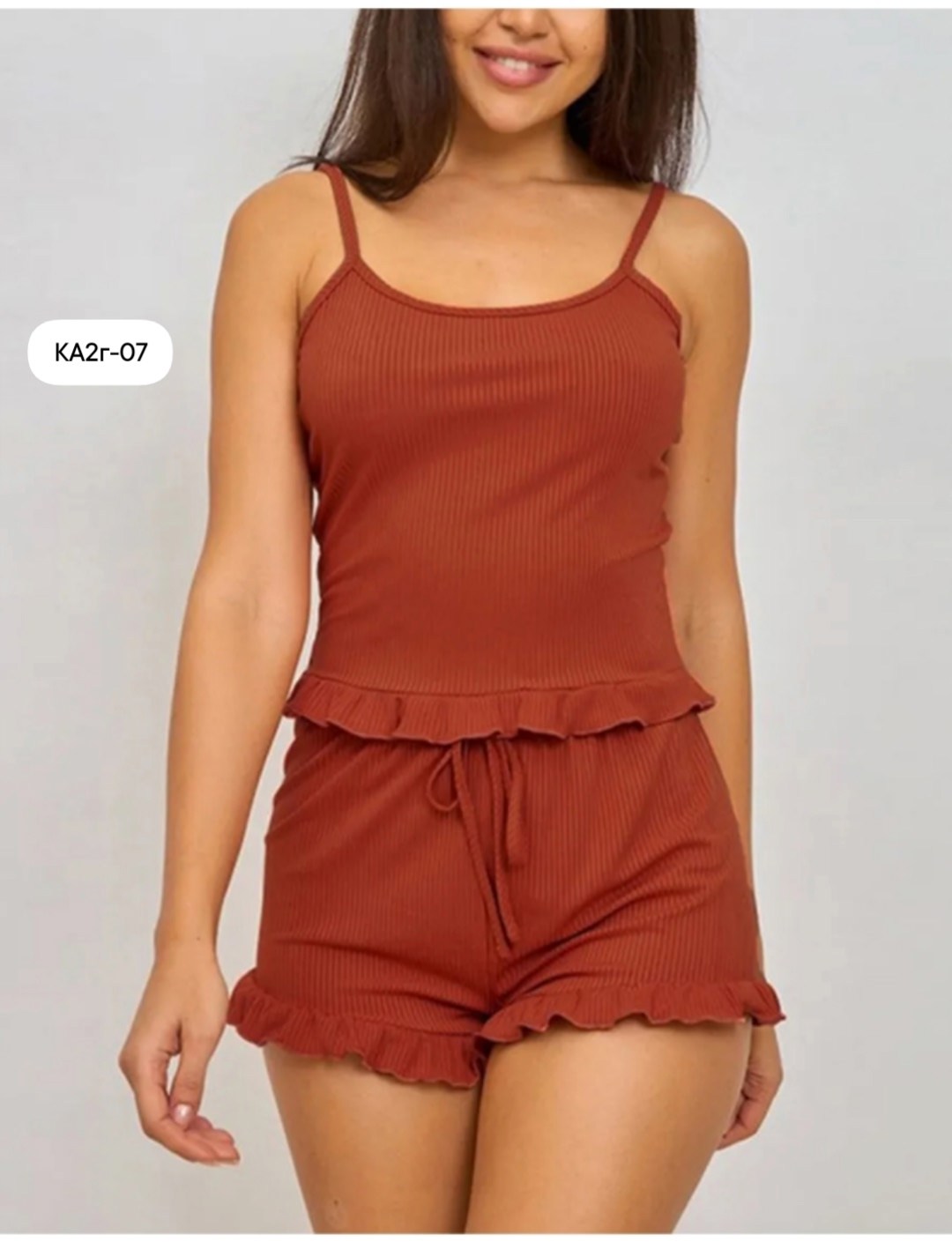 пижамный комплект майка и шорты,пижама сексуальная,пижама в рубчик женская с шортами,пижама женская с шортам,пижама женская топ и шорты