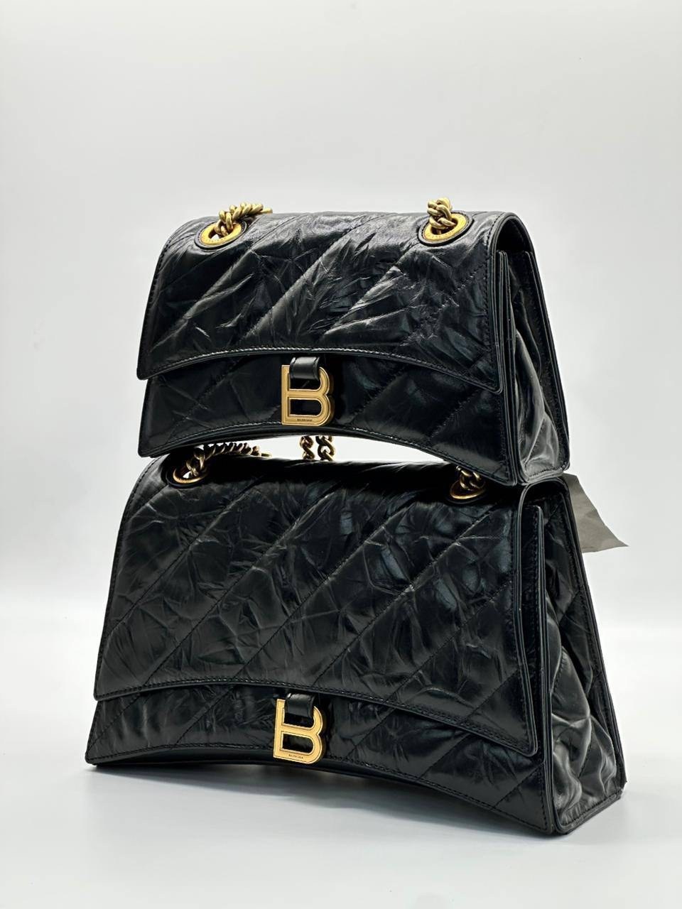 сумка balenciaga,стеганая сумка balenciaga crush черный,balenciaga сумка на плечо,баленсиага краш сумка,сумка женская balenciaga