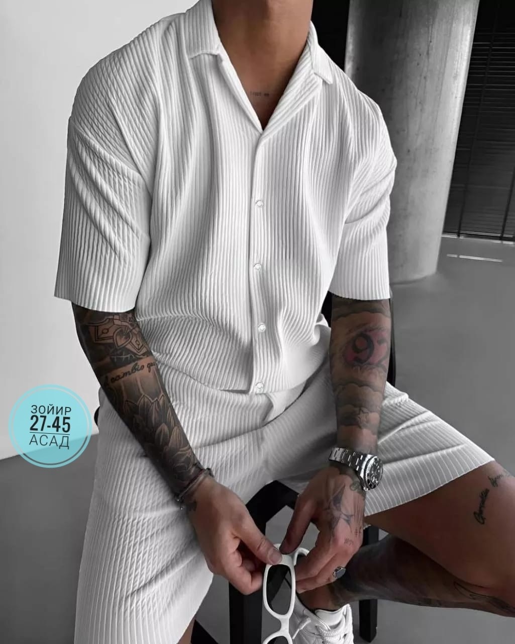 ,костюм рубашка и шорты,мужская мода,костюм летний мужской,костюм мужской с