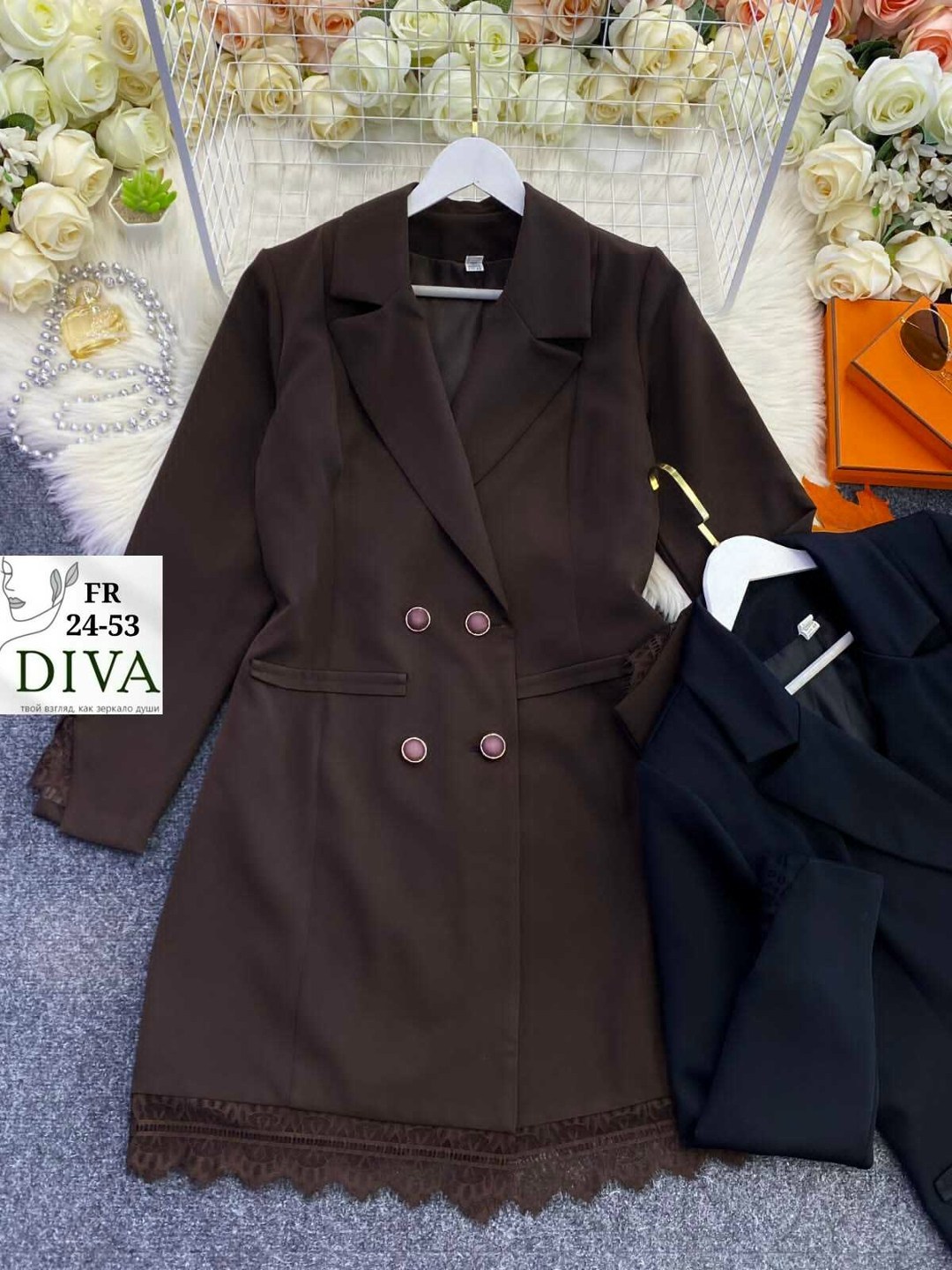 платье-пиджак,платье,платье для женщин,стильное платье,коричневое платье