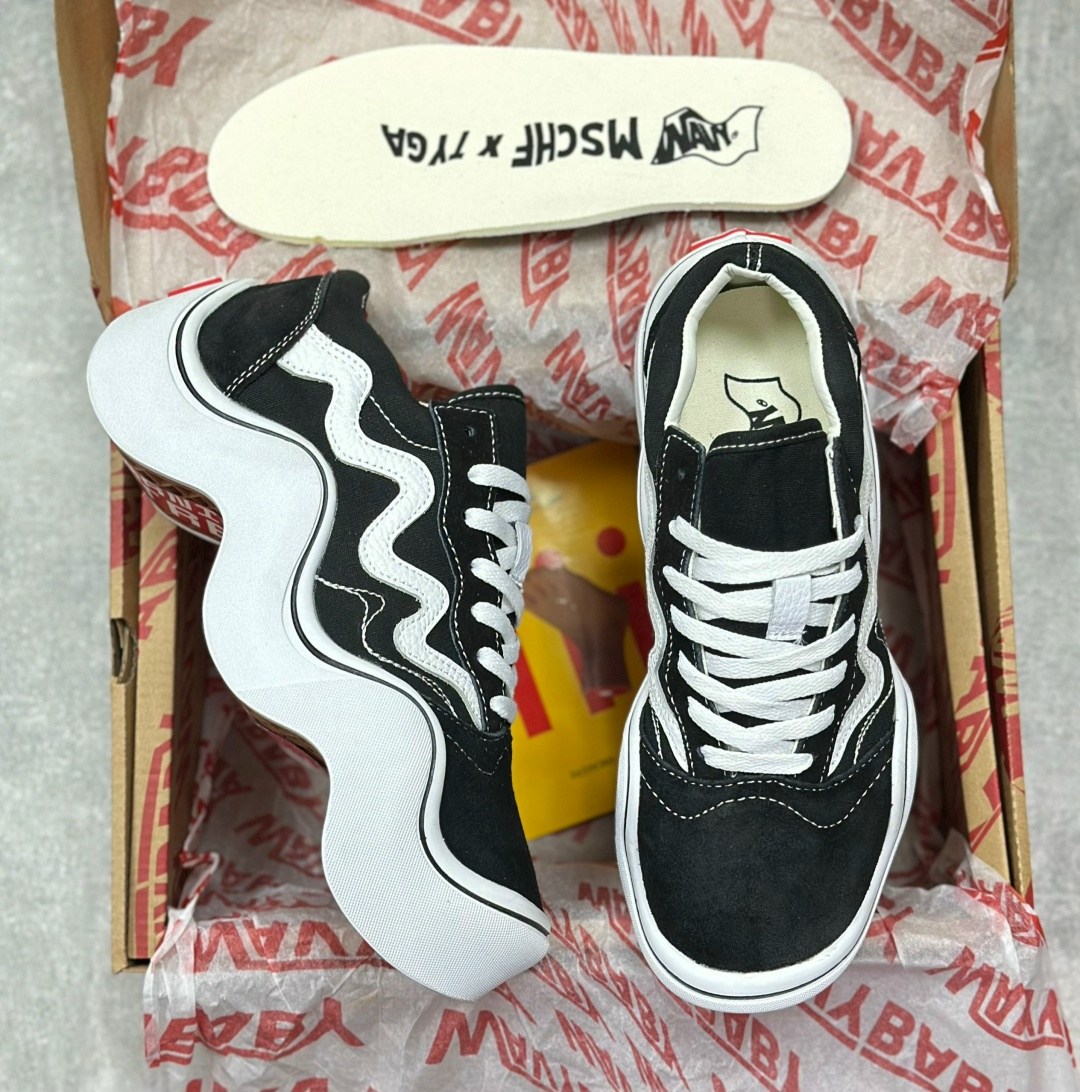 ,mschf wavy baby x tyga vans sneaker,кеды vans mschf x tyga,mschf wavy baby x tyga sneakers,кроссовки с волнистой подошвой