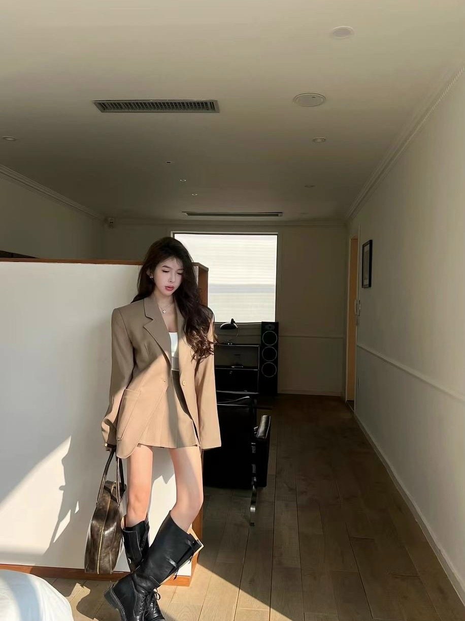 модные костюмы,костюм с юбкой женский,костюм с юбкой,корейская мода