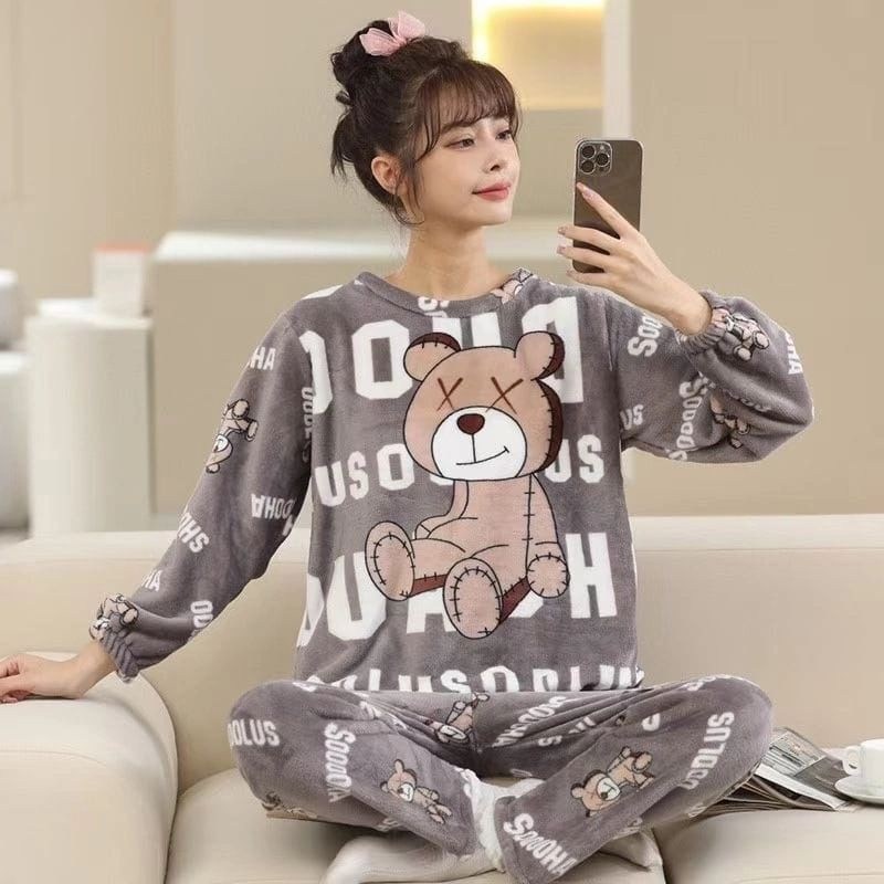 теплая пижама женская плюшевая,теплая пижама,плюшевая пижама женская,пижама женская теплая,пижама женская