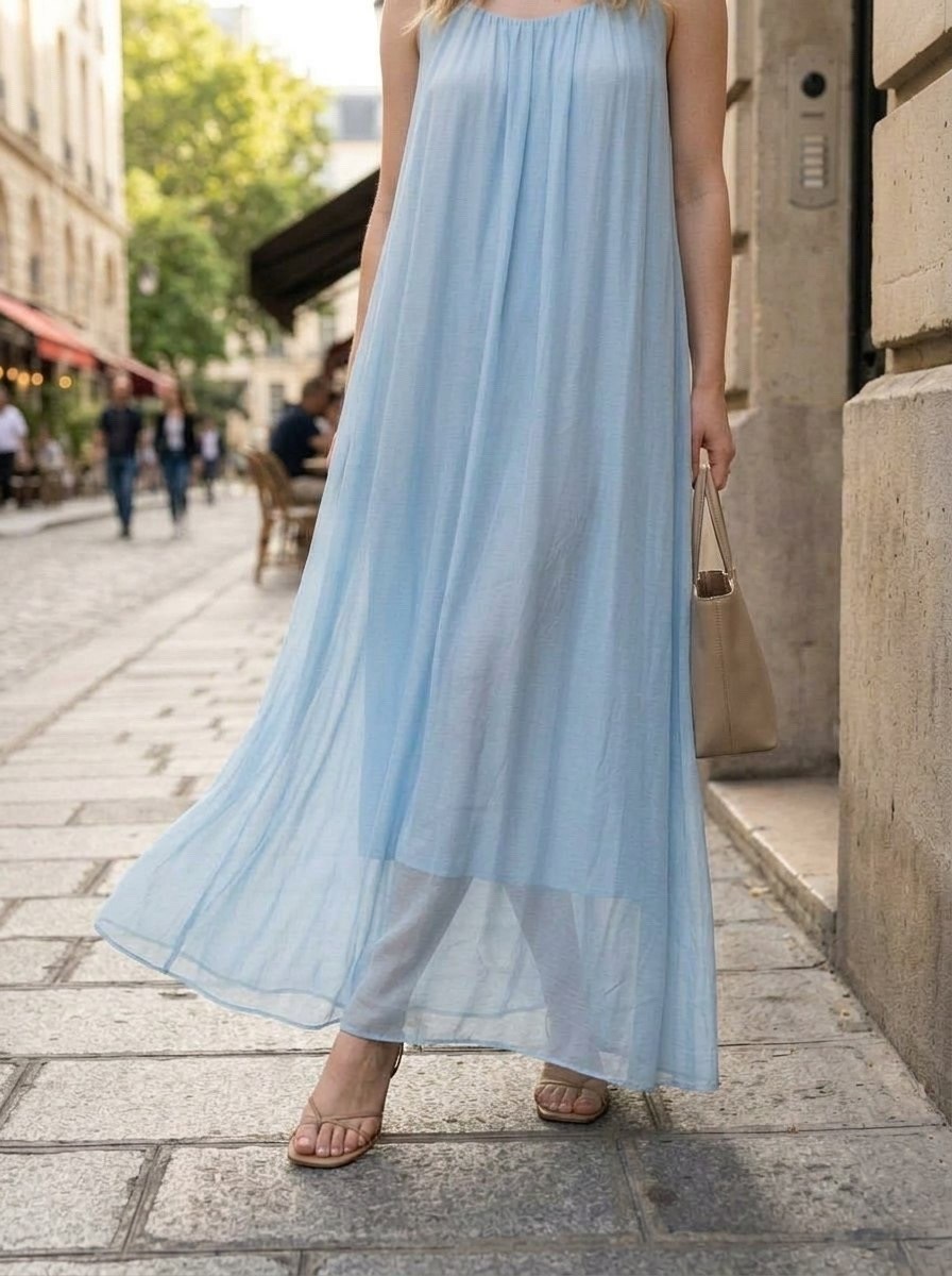 голубое платье,модное платье,платья,шифоновое платье,шикарное платье