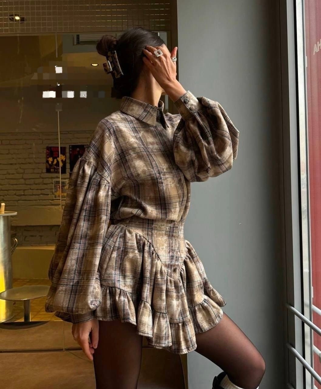 костюм юбка и рубашка,костюм женский с юбкой,женский костюм с юбкой и рубашкой,костюм рубашка и юбка в клетку,платья в клетку