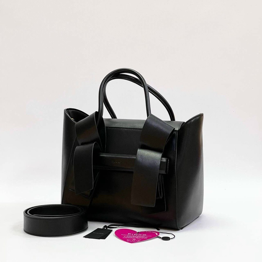 сумки,сумка женская,сумка pinko оригинал,сумка pinko черная натуральная кожа,сумка