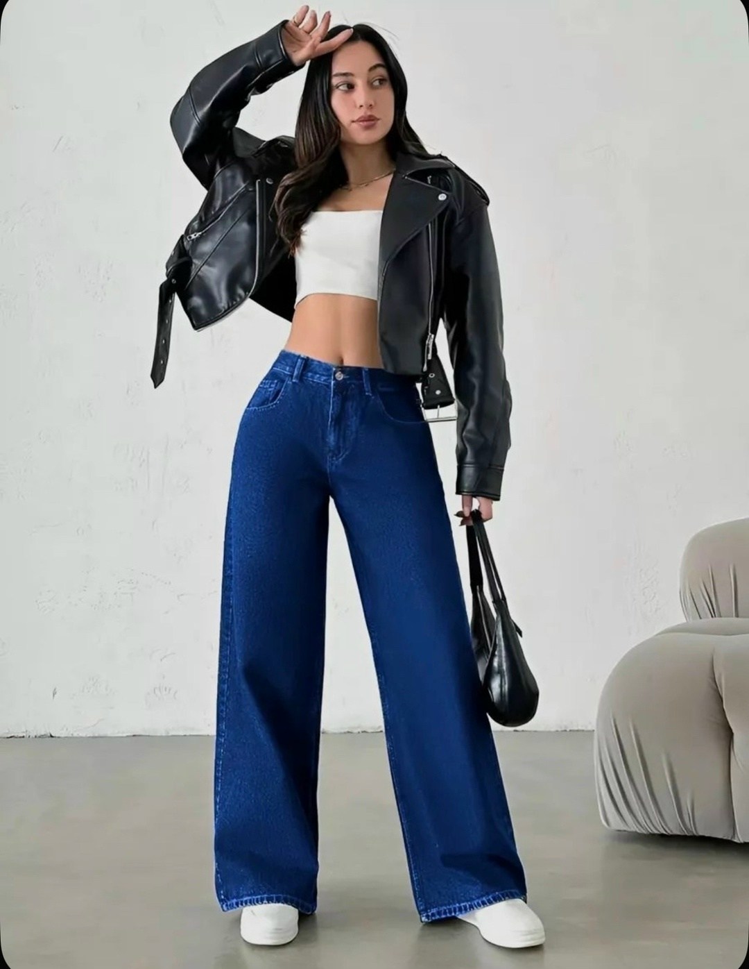 широкие джинсы женские,широкие джинсы,джинсы трубы широкие,синие широкие джинсы,джинсы широкие с высокой посадкой dh fashion цвет синий