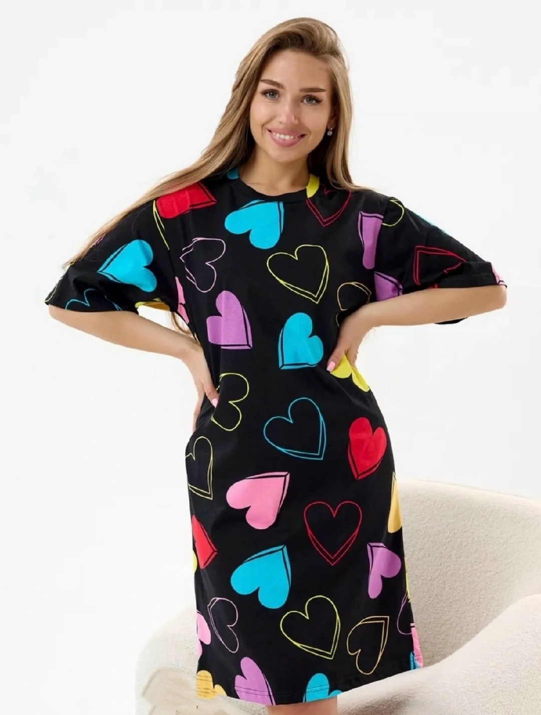 платье женской,женская туника,платье туника,домашнее платье,платье летнее