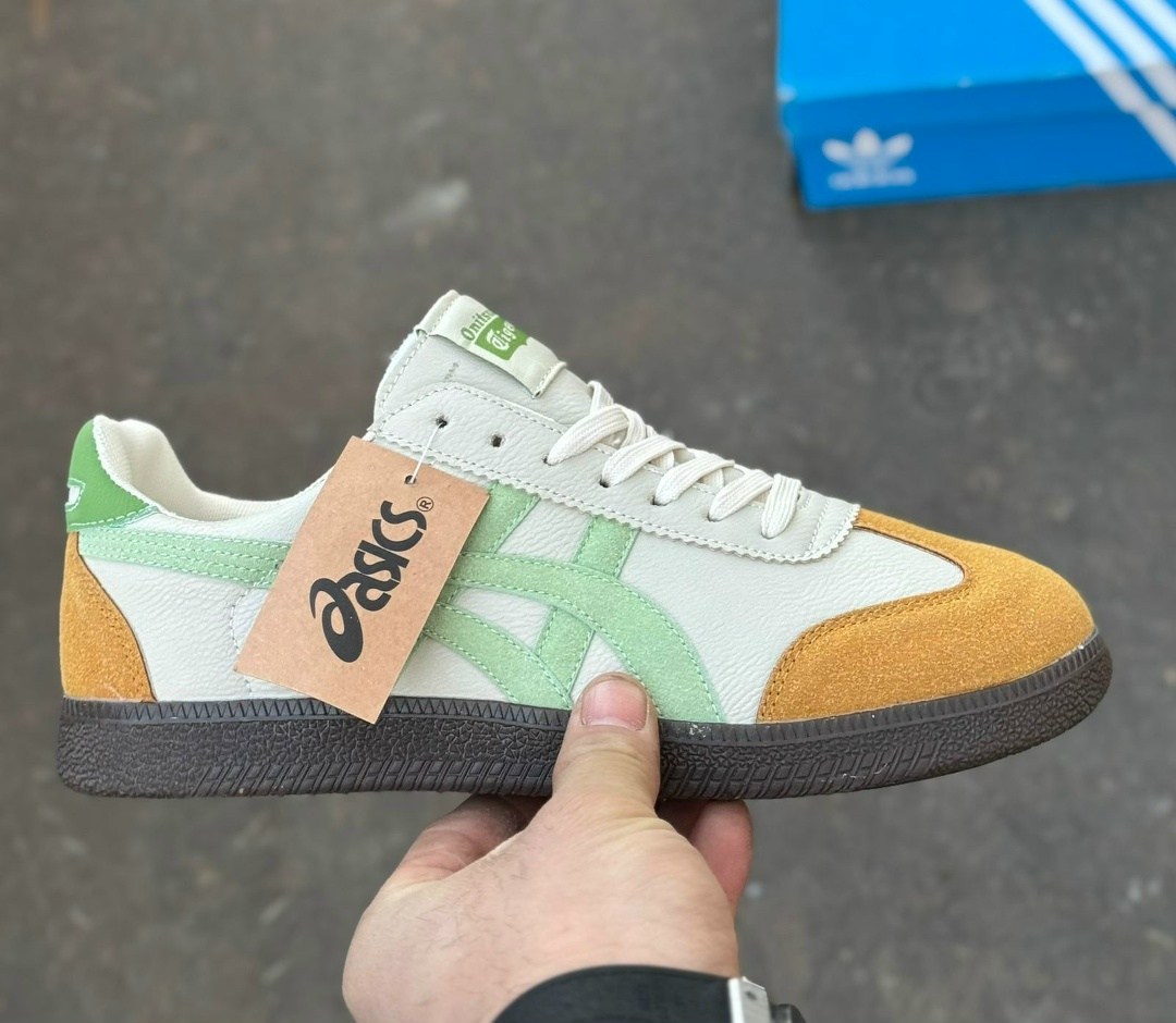 кроссовки onitsuka tiger tokuten,кроссовки onitsuka tiger,кроссовки asics onitsuka tiger,кроссовки onitsuka tiger tokuten lifestyle unisex светло-коричневый/зеленый,onitsuka tiger асикс токутен бежевы