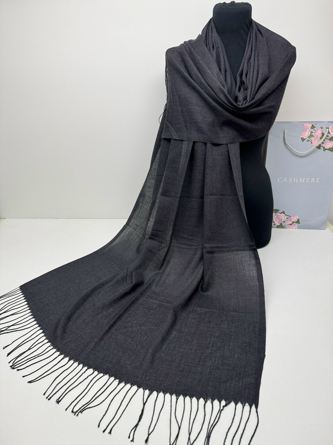палантин женский однотонный,палантин женский,палантин теплый,кашемировый двусторонний палантин,палантин женский шарф