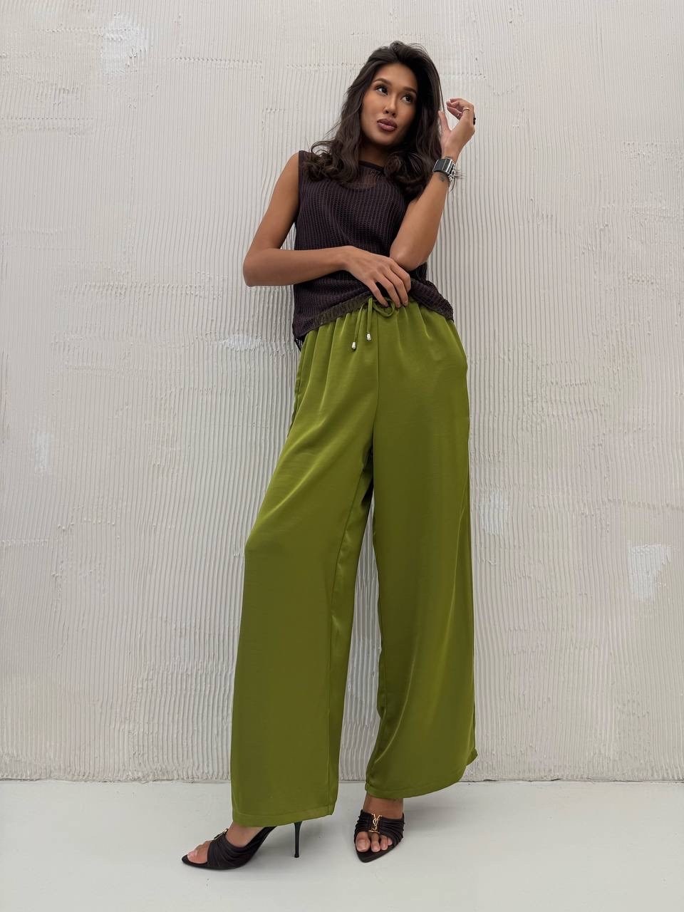 классические брюки,широкие брюки,брюки атласные,брюки шелковые,повседневные брюки