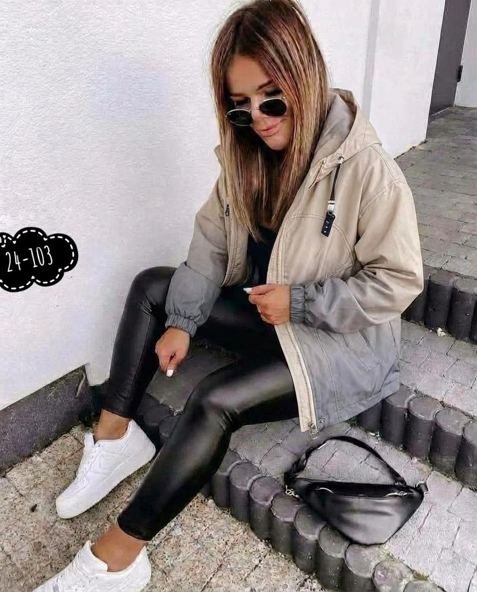 куртка женская демисезонная,женская куртка,куртка стильная,куртка демисезонная с капюшоном оверсайз v/a kondratenko 212264101,осенняя куртка